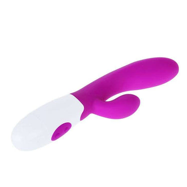Vibratore Massaggiatore Alvis in Silicone con 30 Modalità, Viola